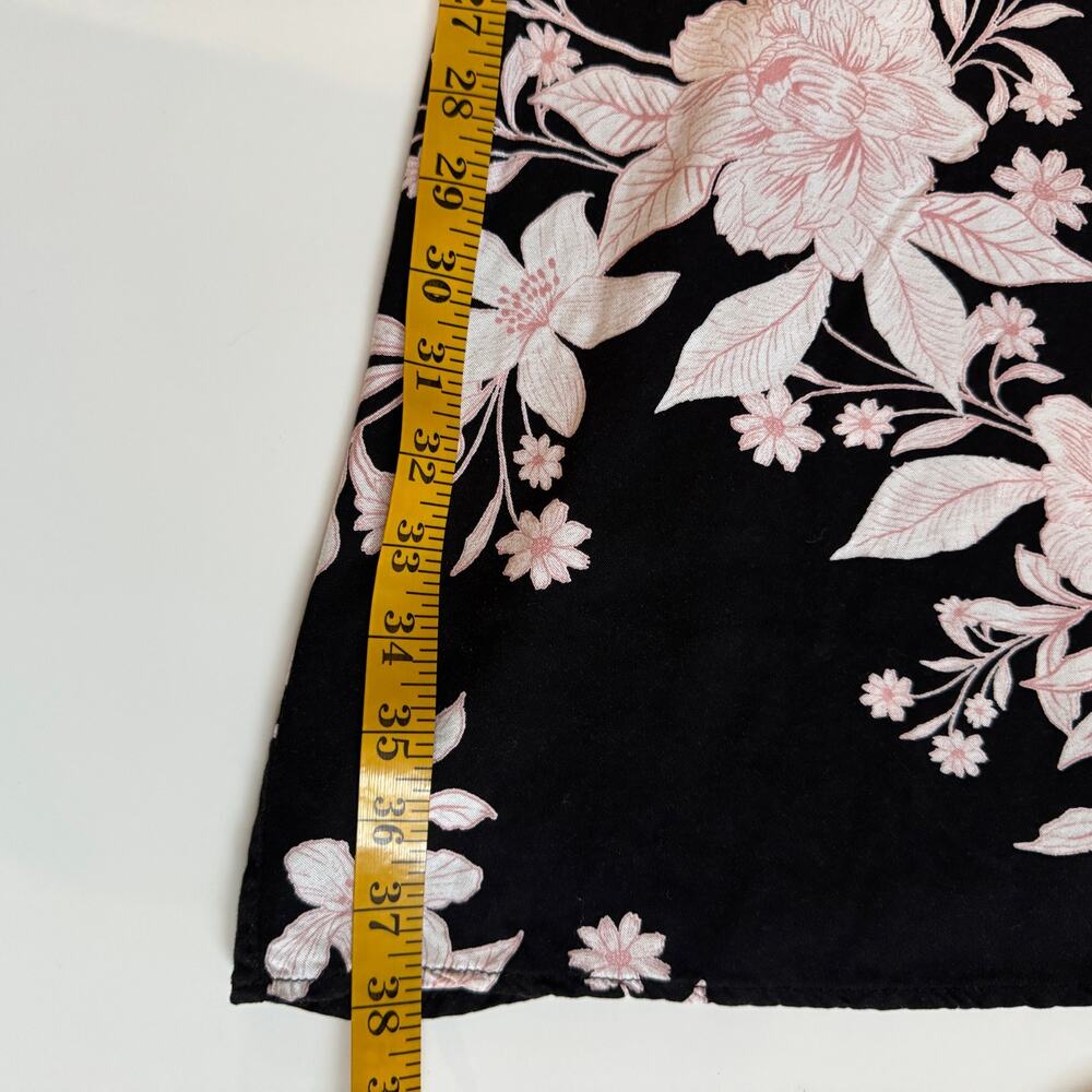 Torrid Tea Length Trapeze Dress Alessa Floral Black Vacation Beach Size 3X EUC - Picture 14 of 15